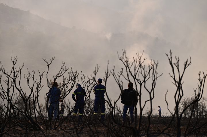 Πυρκαγιά στην περιοχή του Ξυλοκάστρου στην Κορινθία, εικόνες από το Ξυλόκαστρο, Τρίτη 1 Οκτωβρίου 2024. (ΜΙΧΑΛΗΣ ΚΑΡΑΓΙΑΝΝΗΣ/EUROKINISSI)