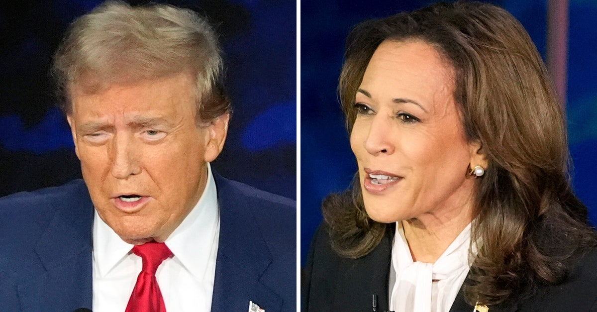 NextImg:Trump Offers Prayers For People In Hurricane's Path After Lashing Out At Harris And Other Women
