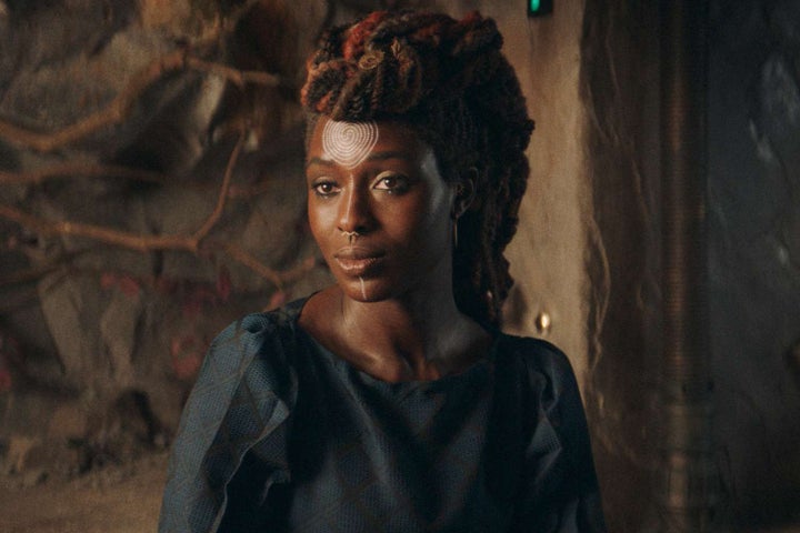 Jodie Turner-Smith in the Star Wars series The Acolyte