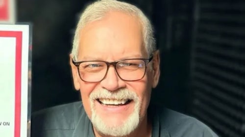 Howard Brisendine, 64, shown here in a GoFundMe post, was fatally stabbed at his Detroit home.