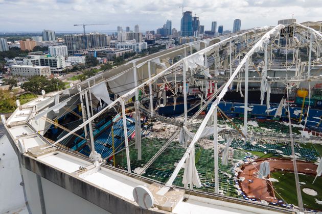 Το στάδιο Tropicana Field η οροφή του οποίου 