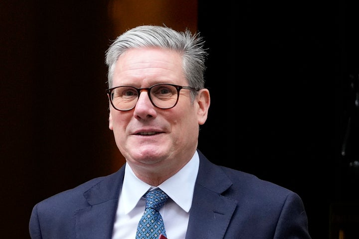 Britain's Prime Minister Keir Starmer leaves 10 Downing Street to attend the weekly session of Prime Ministers Questions in Parliament in London, Wednesday, Oct. 9, 2024.