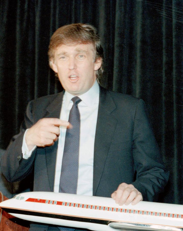 Donald Trump, abgebildet im Jahr 1989.