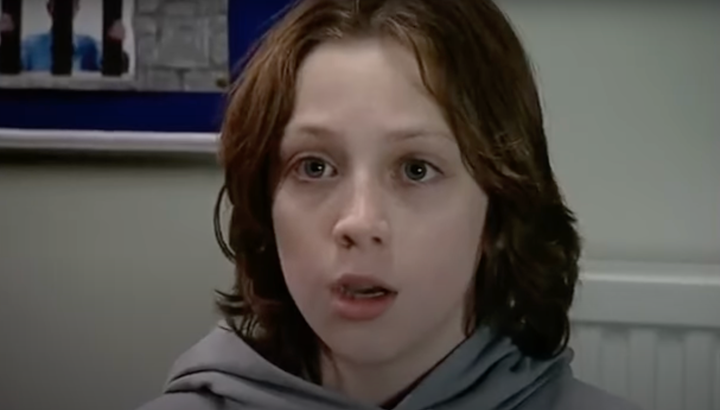 Aaron Taylor-Johnson as a child actor in a live episode of The Bill