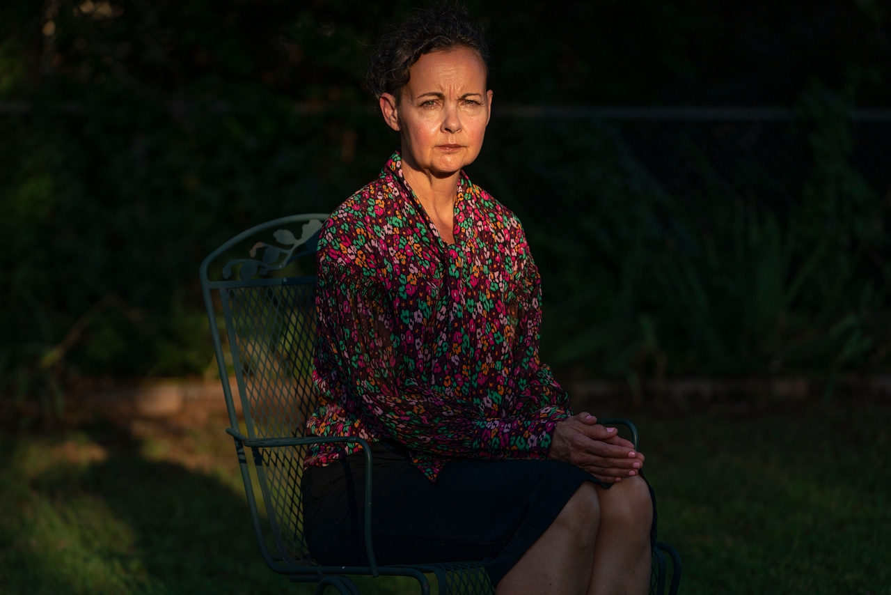 Wayna Tyner, one of the lawyers who helped keep Jake Wood off of death row, poses for a portrait in Oklahoma City on Tuesday, Aug. 13, 2024.