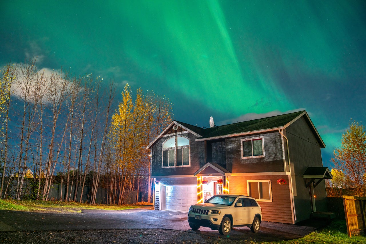 The lights are seen in Alaska.