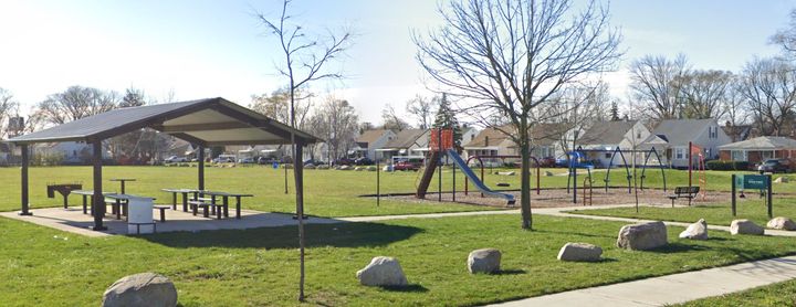 Ein Google Maps-Bild zeigt den Park in Detroit, in dem kürzlich ein Siebenjähriger angegriffen wurde.