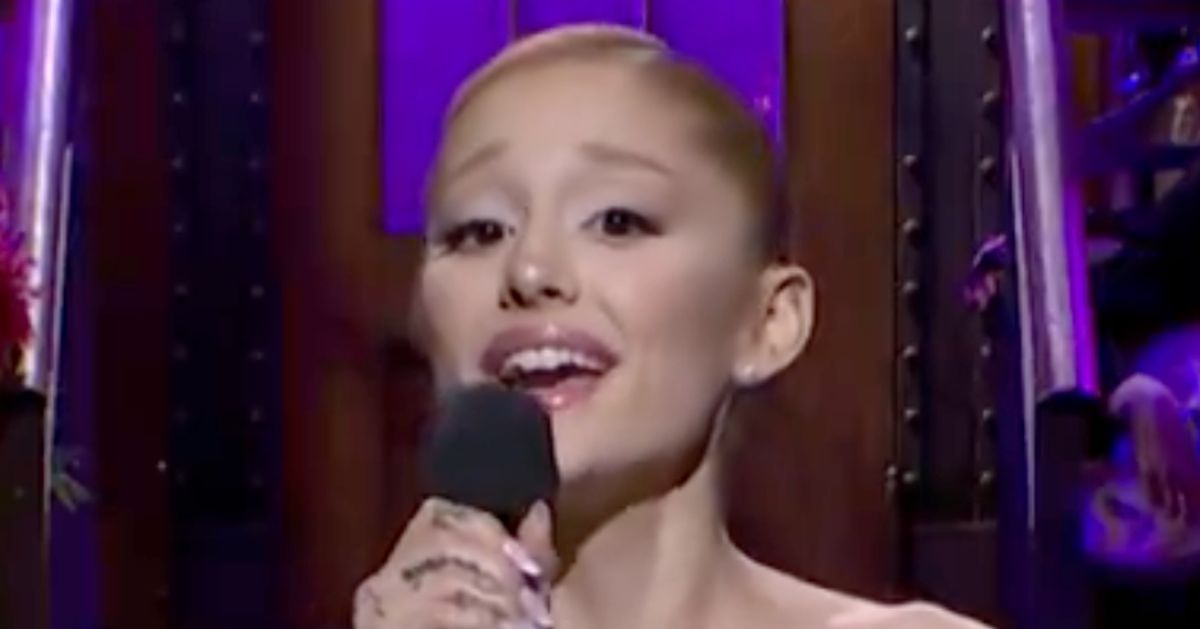 Ariana Grande’s Britney Spears Impression Is Far From ‘Low-Key’ In ‘SNL’ Opening Monologue