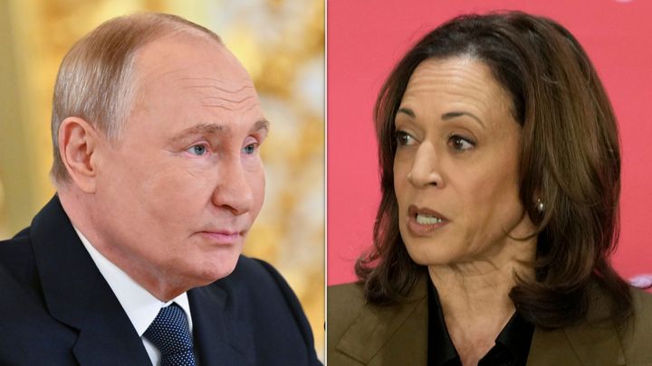 Vladimir Putin's Kremlin hit back at Kamala Harris' attack on the Russian president