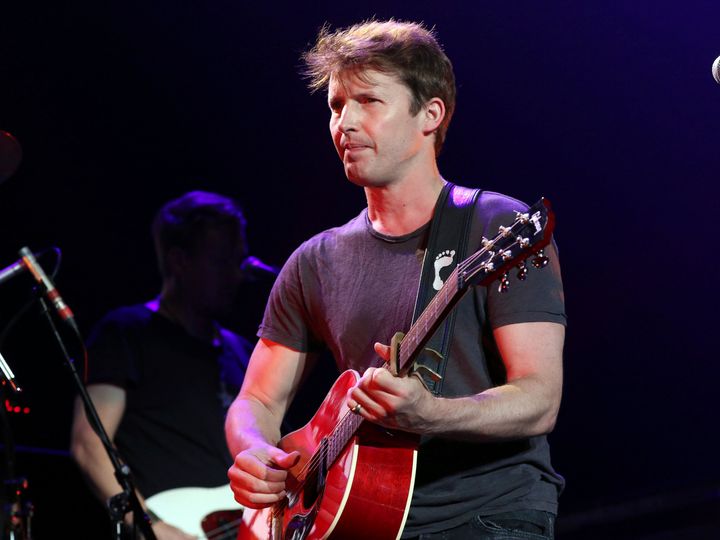 James Blunt on stage in 2017