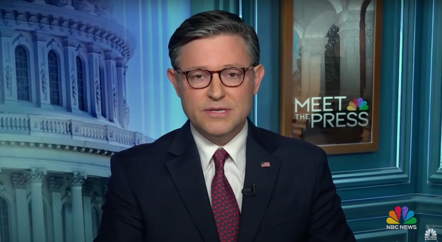 House Speaker Mike Johnson on NBC's "Meet The Press"