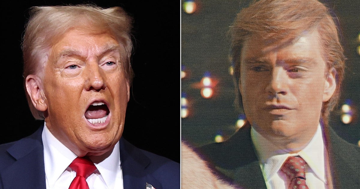Donald Trump speaking at a rally
