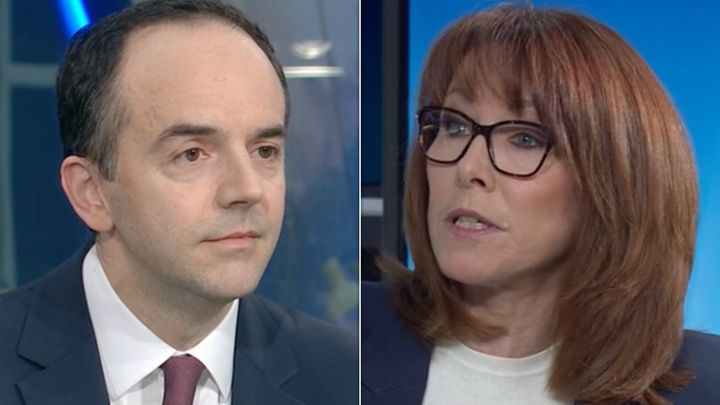 James Murray and Kay Burley on Sky News.