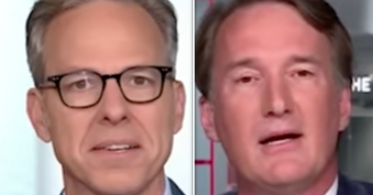 Glenn Youngkin Tried To Sanewash Donald Trump And A Stunned Jake Tapper Wasn’t Having It