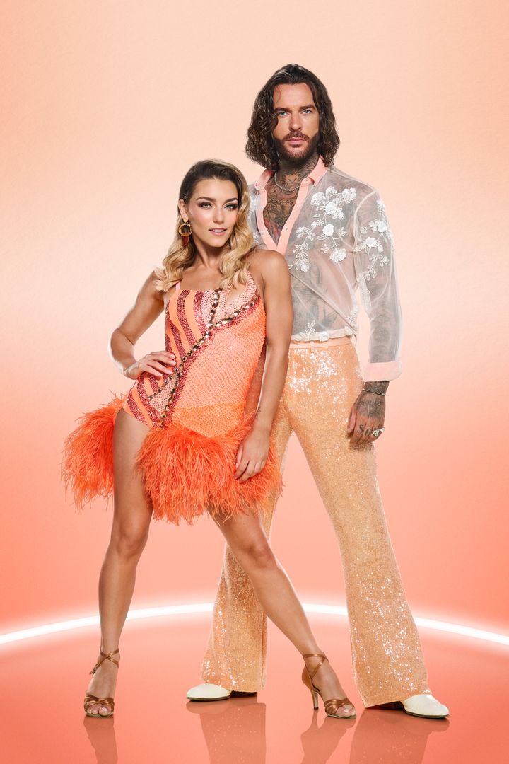 Jowita Pryztał and Pete Wicks in their official Strictly portrait