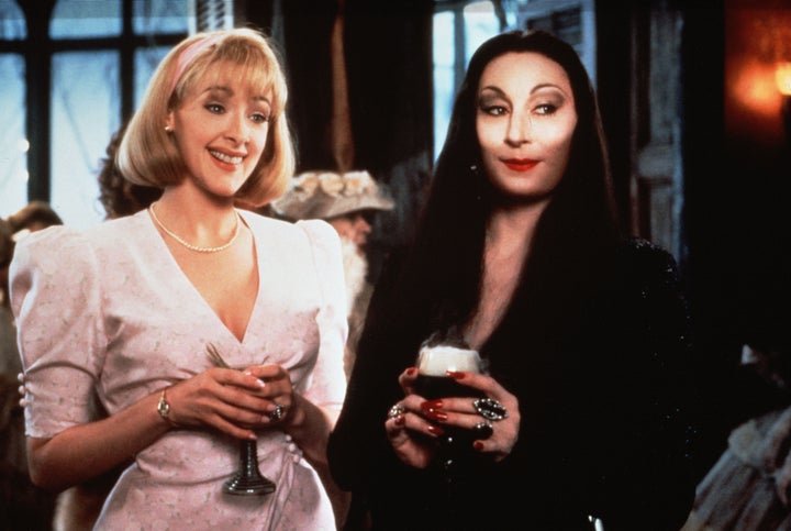 Joan Cusack and Anjelica Huston in Addams Family Values