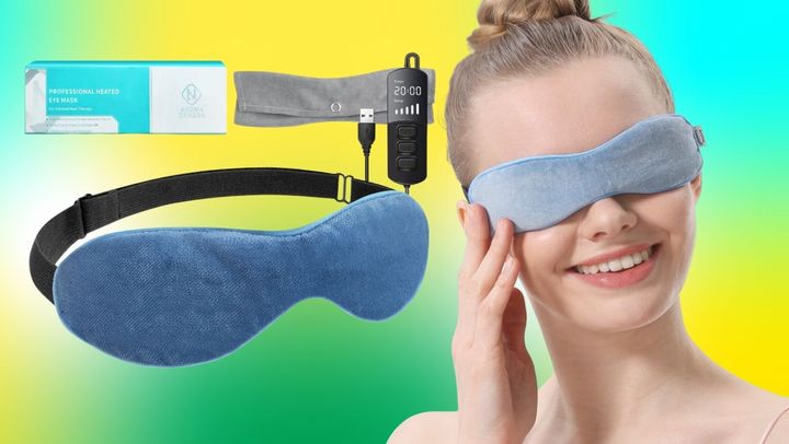 This electric eye mask has five temperature settings and deep penetrating heat.