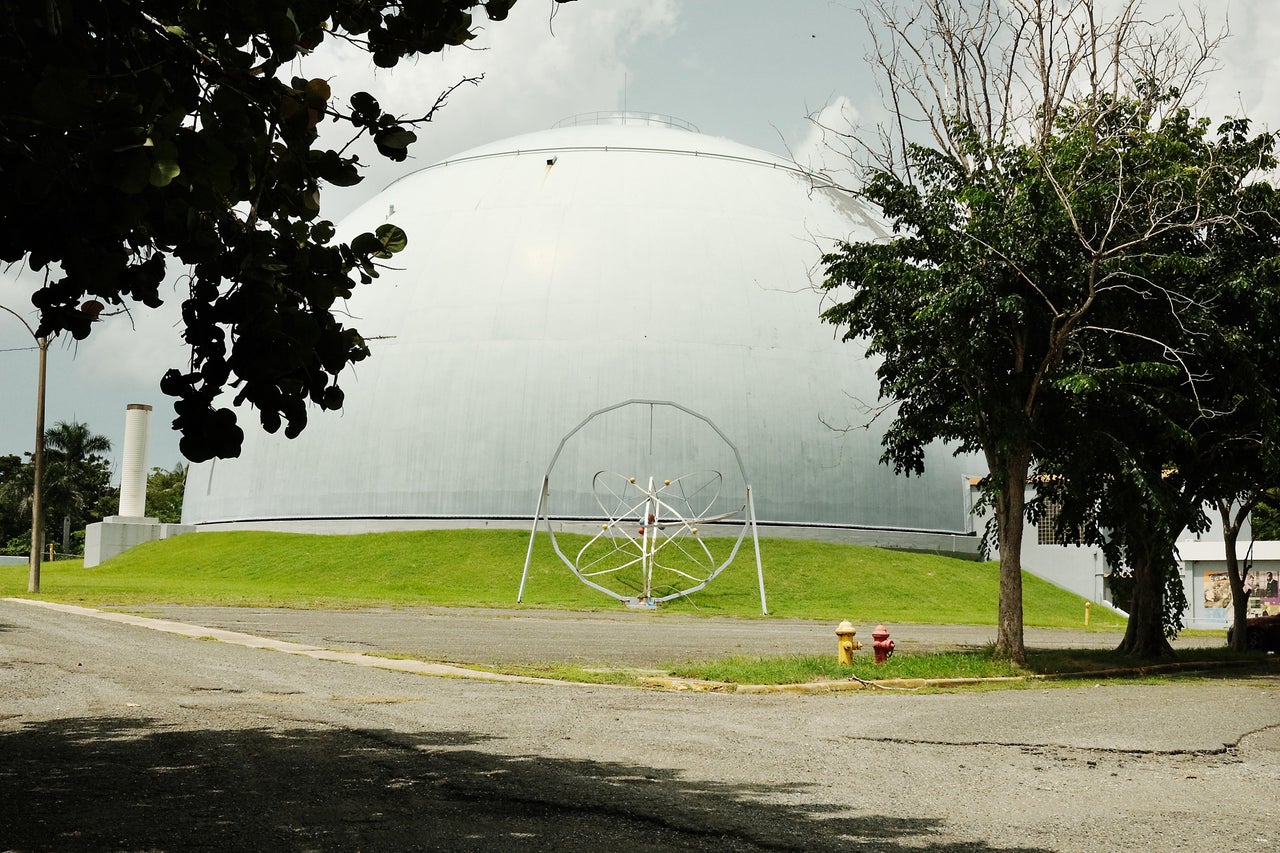 The remnants of the decommissioned reactor in Rincón, Puerto Rico.