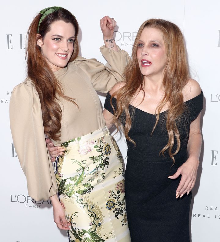 Riley Keough und ihre Mutter Lisa Marie Presley im Jahr 2017. 