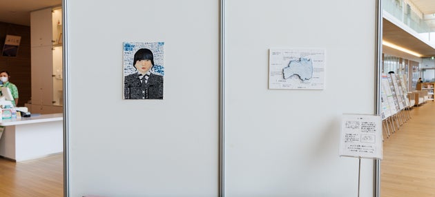 「自画像とセットで作品として見てほしい」