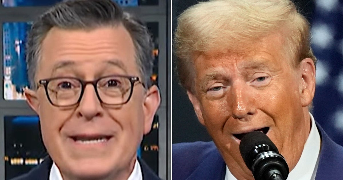 NextImg:Stephen Colbert Trolls Trump Supporters With A Special Message Just For Them