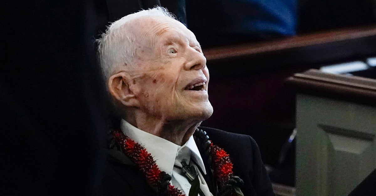 NextImg:Jimmy Carter, 100, Fulfills Goal Of Voting For Kamala Harris