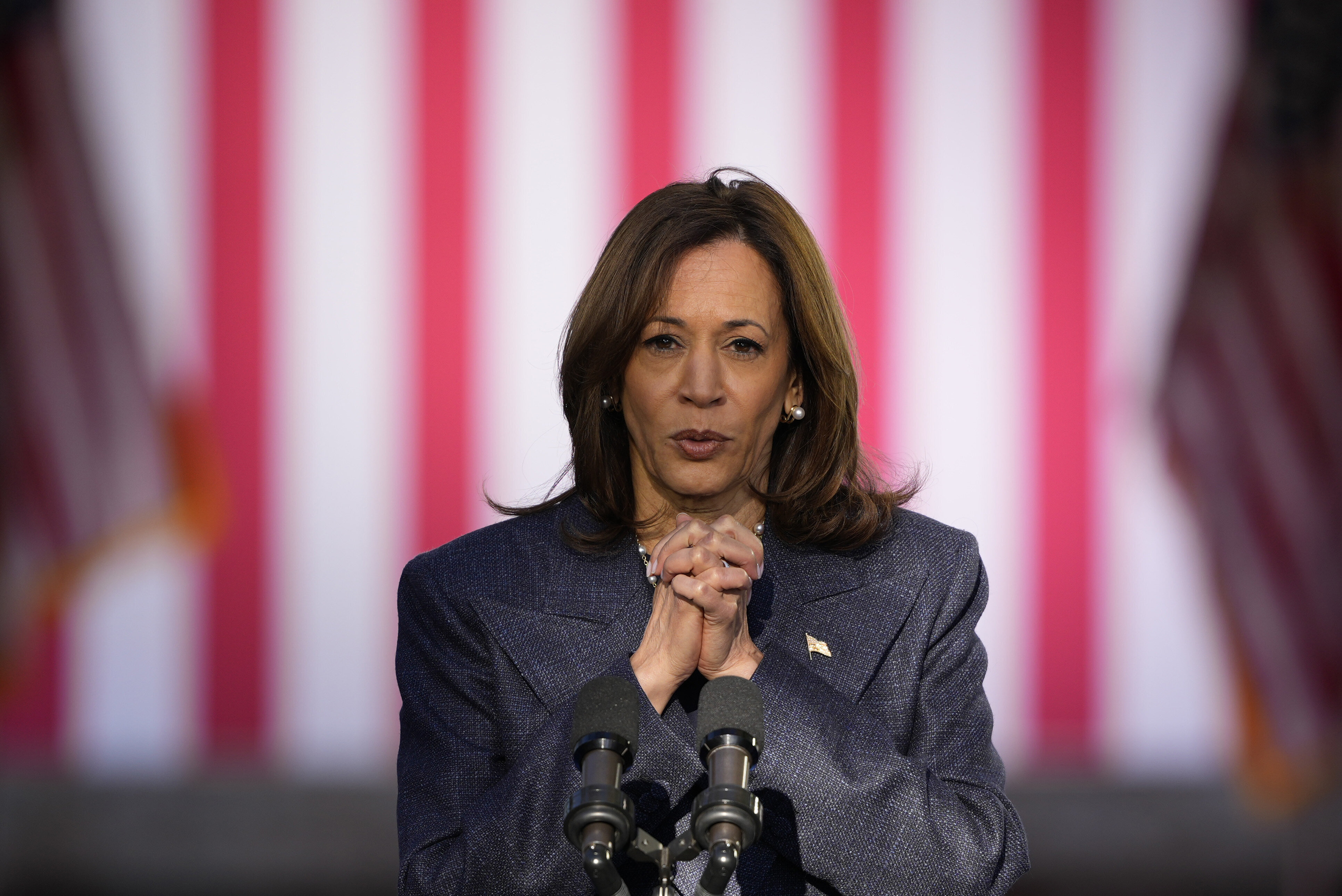 Harris Warns Of 'Fascist' Threat If Trump Is Returned To The White House