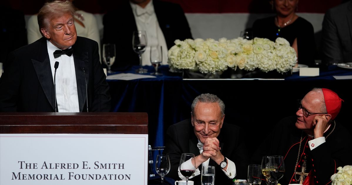 Trump Delivers A Pointed And At Times Bitter Speech At Al Smith Charity Dinner