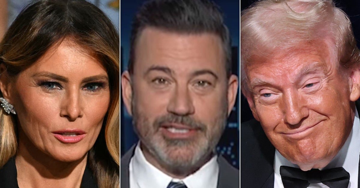 NextImg:Jimmy Kimmel Takes A Wild Guess At Just How Much Melania 'Hates' Donald Trump