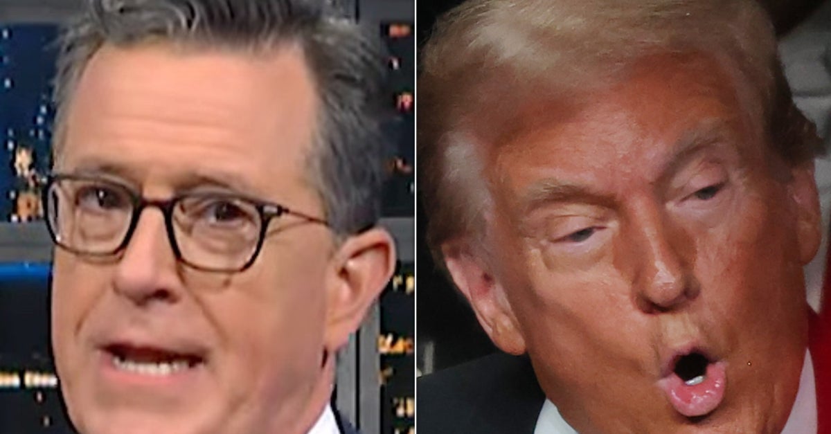 Stephen Colbert Reveals How Trump 'Crapped The Bed' In The Most Public Way Possible