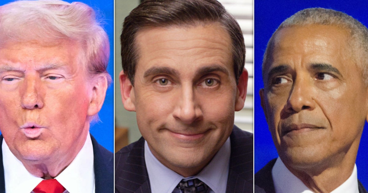NextImg:Trump Has Michael Scott Moment As Obama Gag Falls Flat: ‘Nobody Got That One'