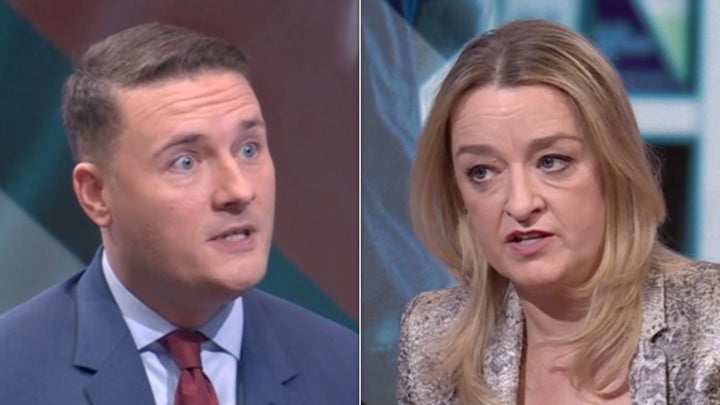 Wes Streeting and Laura Kuenssberg