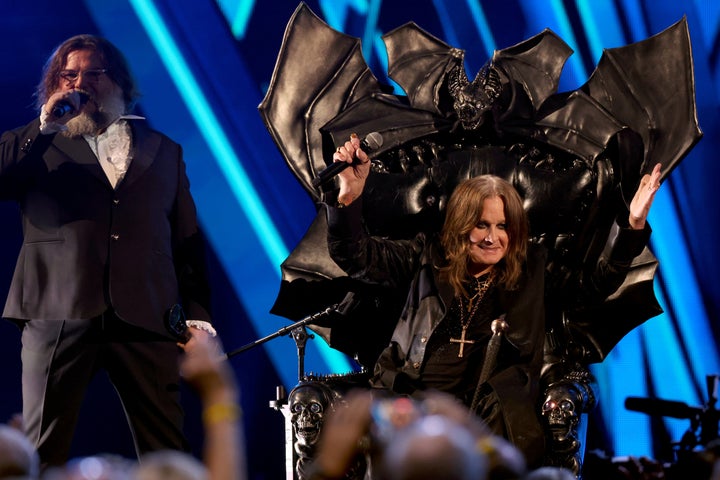 Jack Black and Ozzy Osbourne turn up the volume at the 2024 Rock & Roll Hall Of Fame Induction Ceremony.