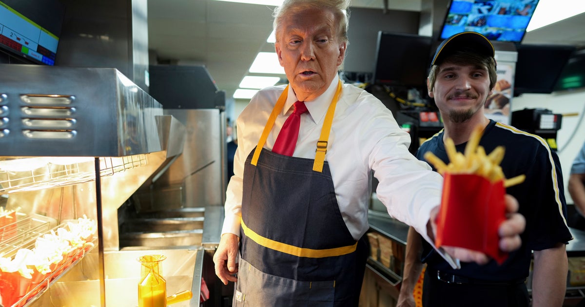 NextImg:‘Mostly Fries’: Trump Had A Busy, Greasy Day On The Campaign Trail
