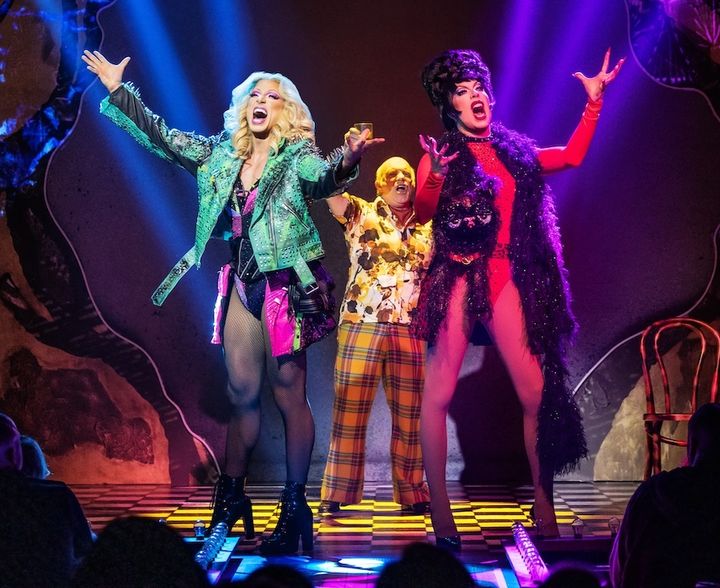 Nick Adams, Eddie Korbich and Alaska Thunderfuck in "Drag: The Musical." 