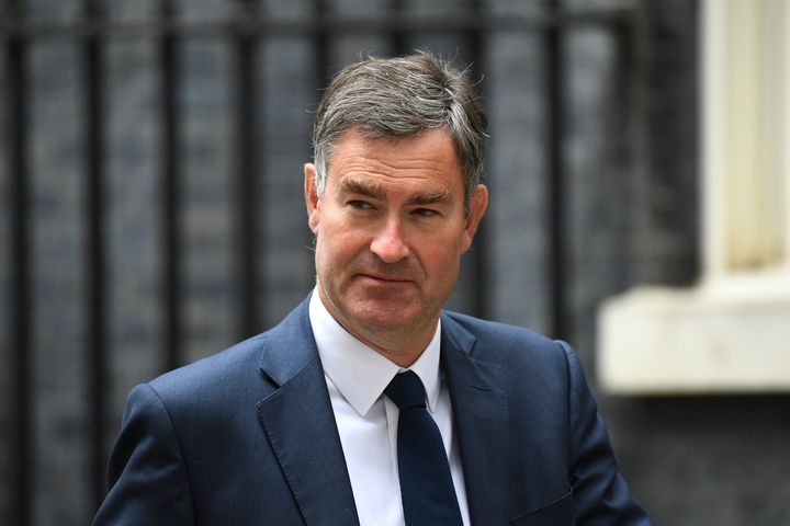 David Gauke leaves Downing Street when he was a Tory cabinet minister.