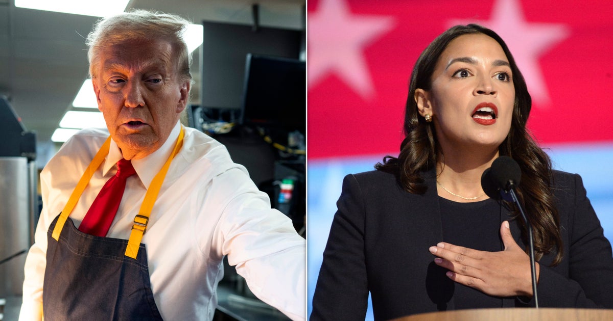 NextImg:Alexandria Ocasio-Cortez Calls Out Trump’s McDonald’s Cosplay: 'They Are Making Fun Of Us'