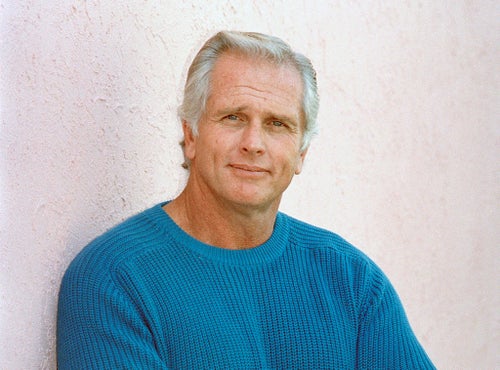Former "Tarzan" actor Ron Ely during an interview in Los Angeles on Dec. 28, 1987. (AP Photo/Reed Saxon, File)