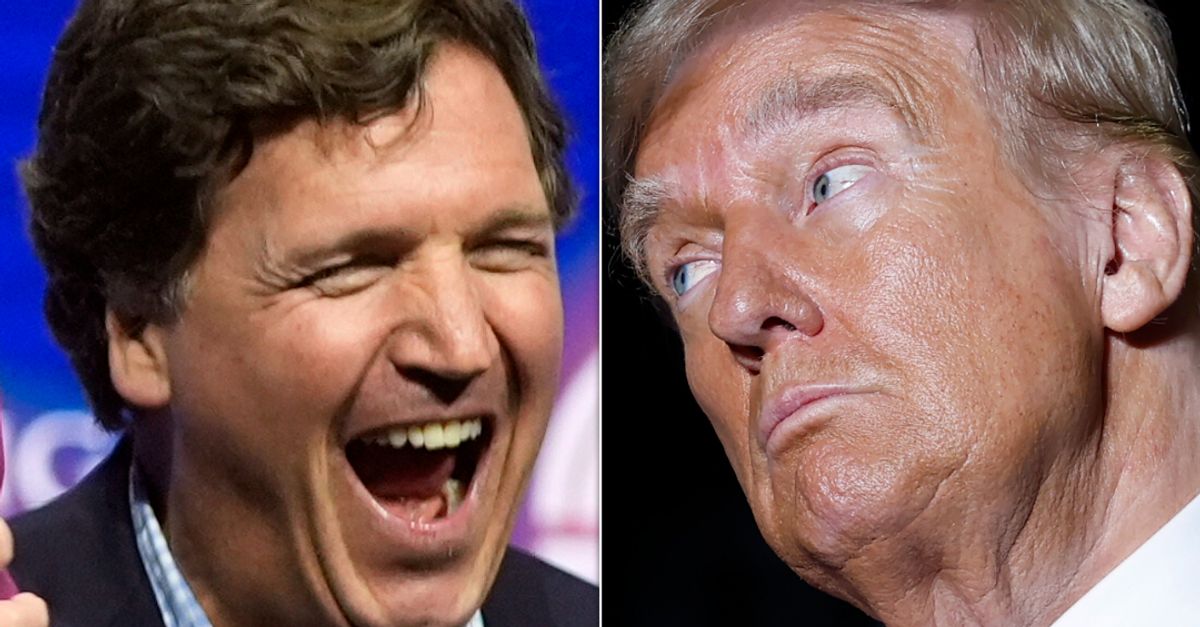 Tucker Carlson Creeps Everyone Out With Trump 'Bad Little Girl' Spanking Fantasy