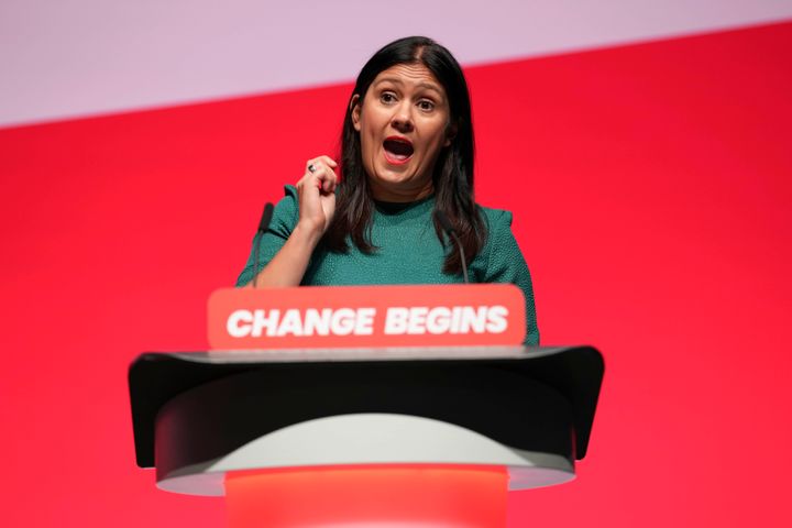 Lisa Nandy at the Labour conference in September.