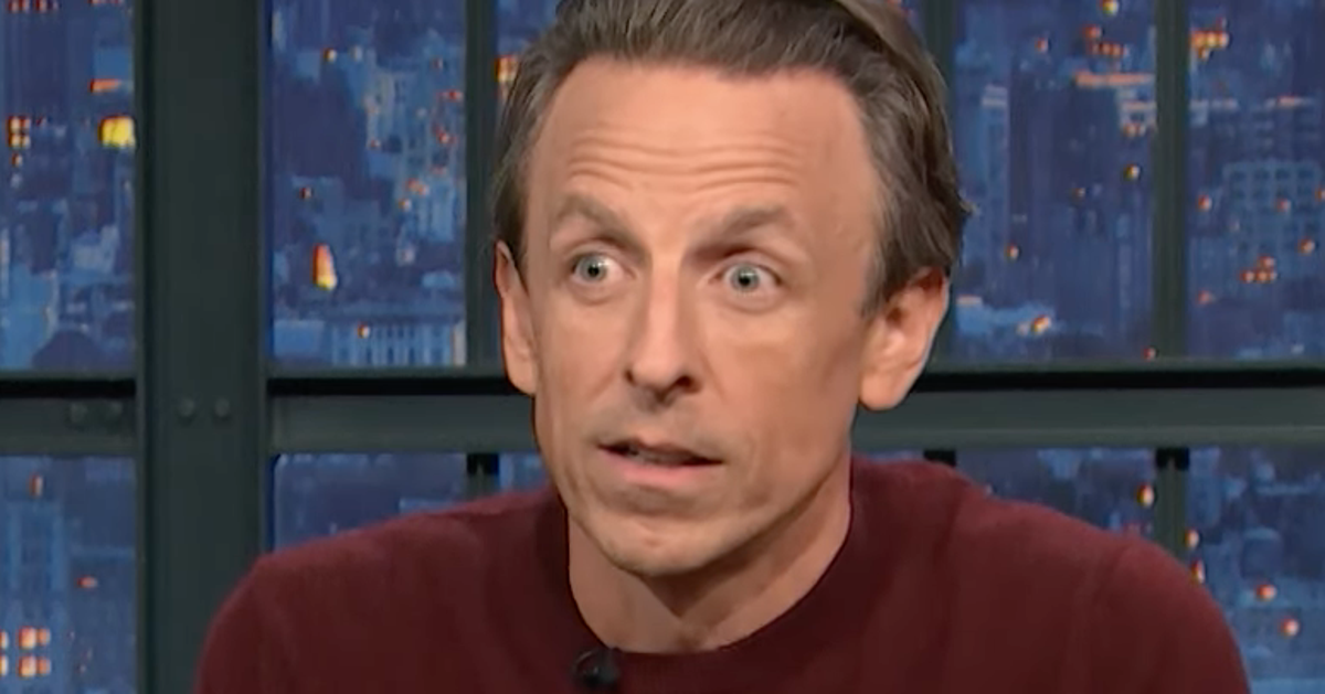 NextImg:'That Was Real?!? F**k Me': Seth Meyers Can't Believe Trump's Latest Stunt