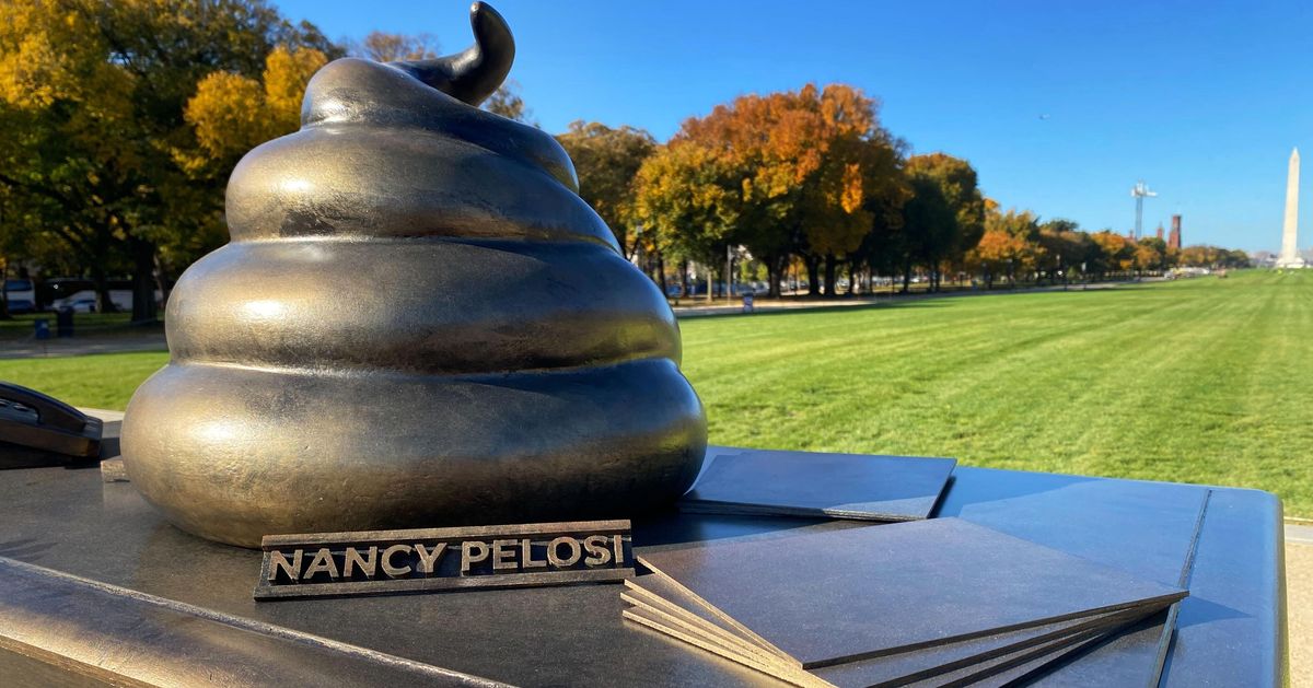 Bronze-Colored Turd Monument ‘Honors’ Jan. 6