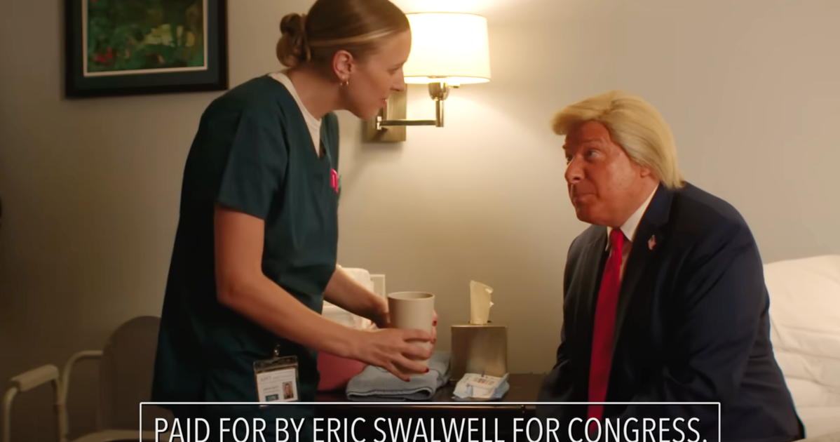 Eric Swalwell Targets Trump In Ad Depicting Ex-President In A Nursing Home