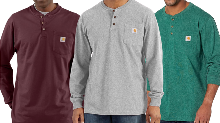 Carhartt men's pocket henley