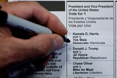 “I know if I were to actually vote for Trump, which I wouldn’t condemn anyone for doing, if I told my wife I voted for him, she would resent me,” one 34-year-old man told us.