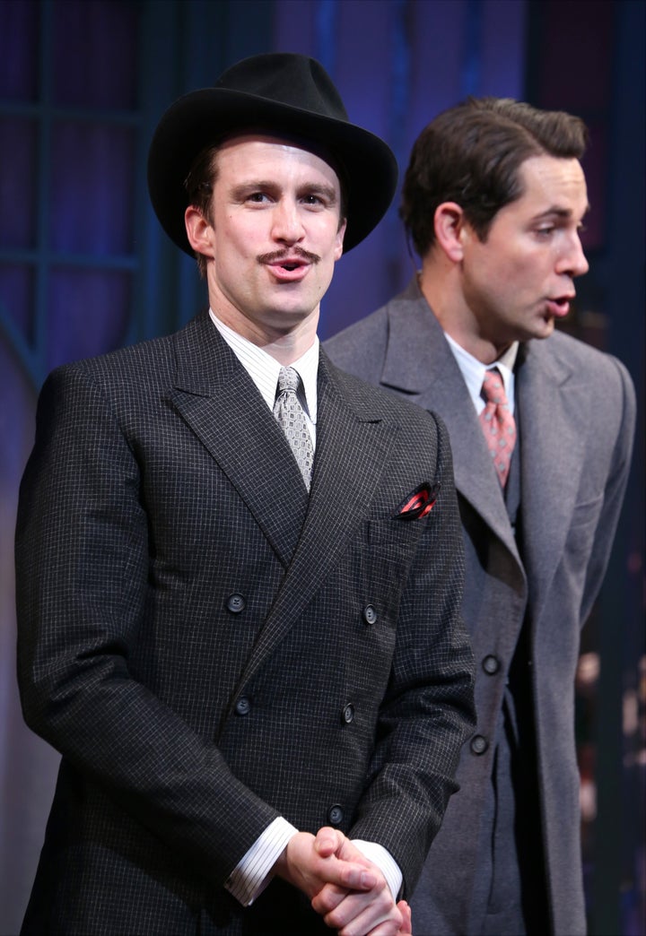 Gavin Creel (left) and Zachary Levi starred together in the 2016 revival "She loves me" on Broadway.