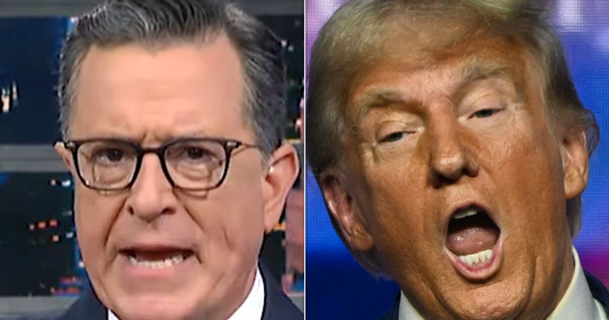 Stephen Colbert Spots Chilling Nazi Parallel In Trump's Newest Obsession