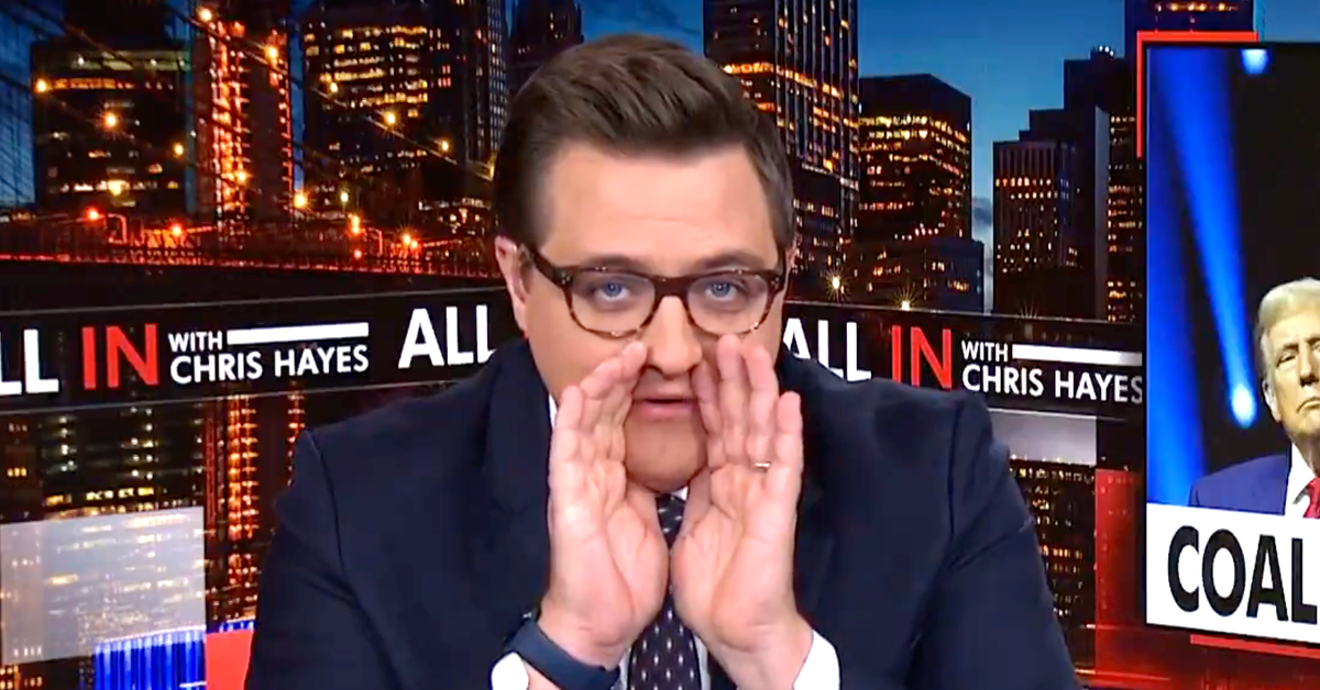 Chris Hayes Whispers 3 Words Of Advice To Tucker Carlson Over 'Creepy' Trump Fantasy