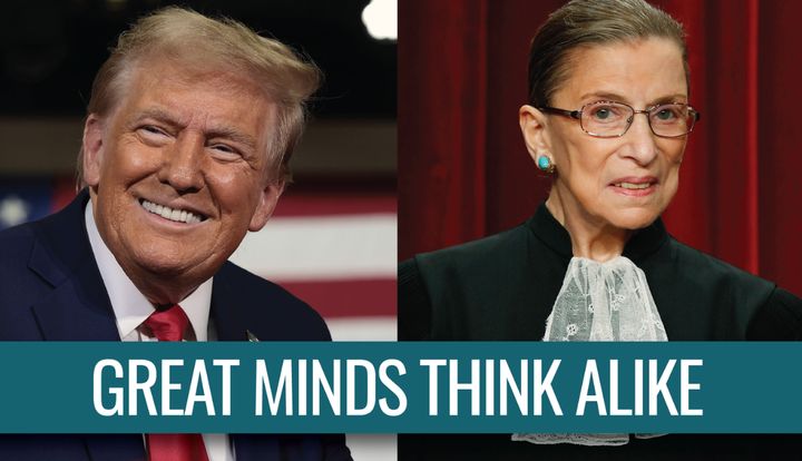 A new Republican super PAC called RBG PAC attempts to align Donald Trump and Ruth Bader Ginsburg's abortion views.