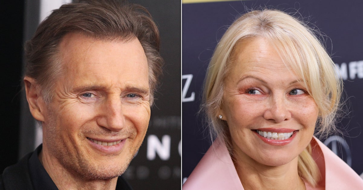 NextImg:Liam Neeson Says He’s ‘Madly In Love’ With Co-Star Pamela Anderson
